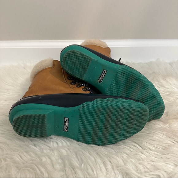 Sperry x J Crew Leather & Shearling Lined Duck Boots - Picture 6 of 9